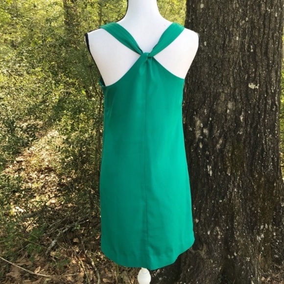 J Crew Factory Green Sleeveless Dress - Picture 4 of 10